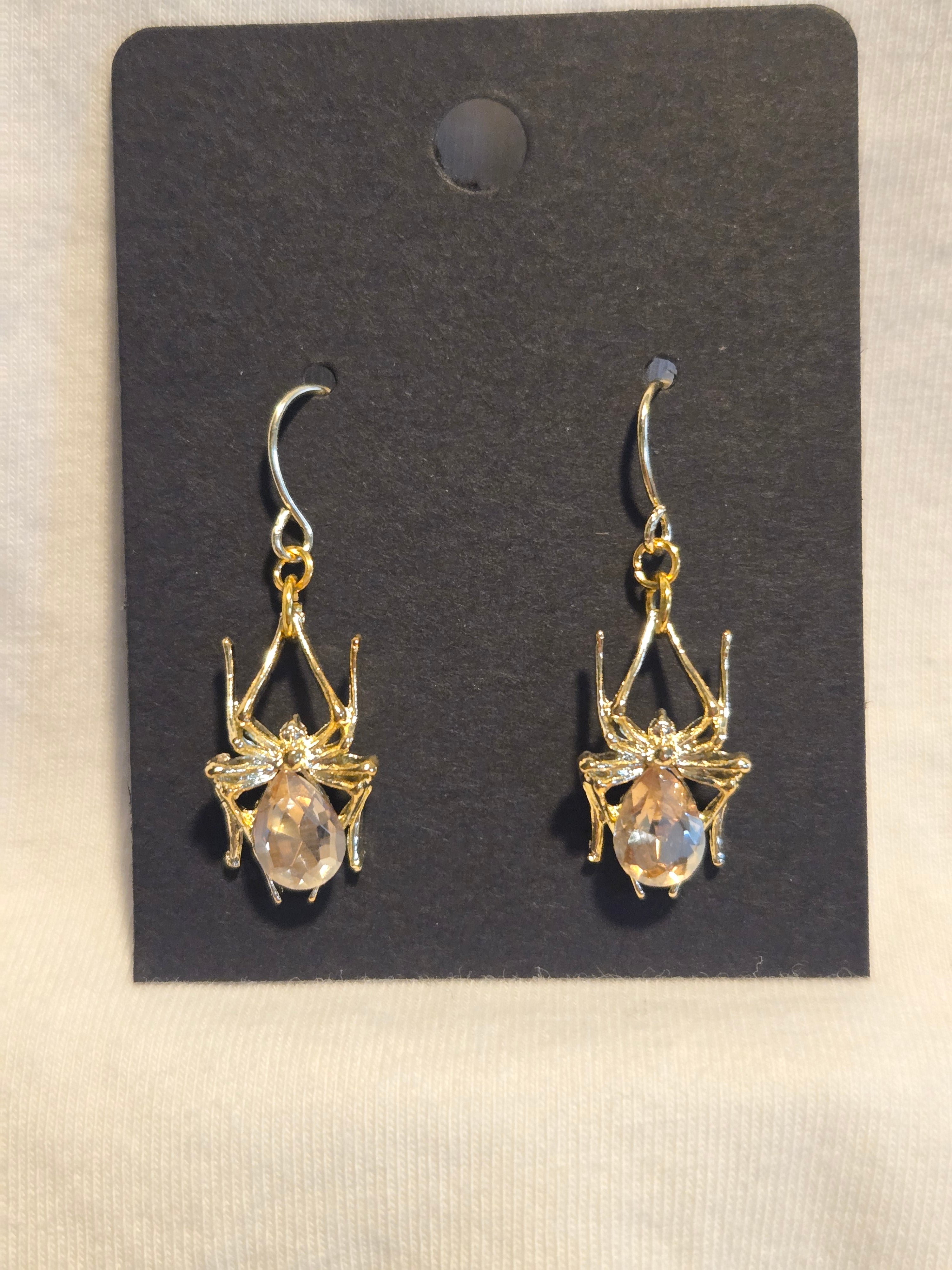 Spider earrings