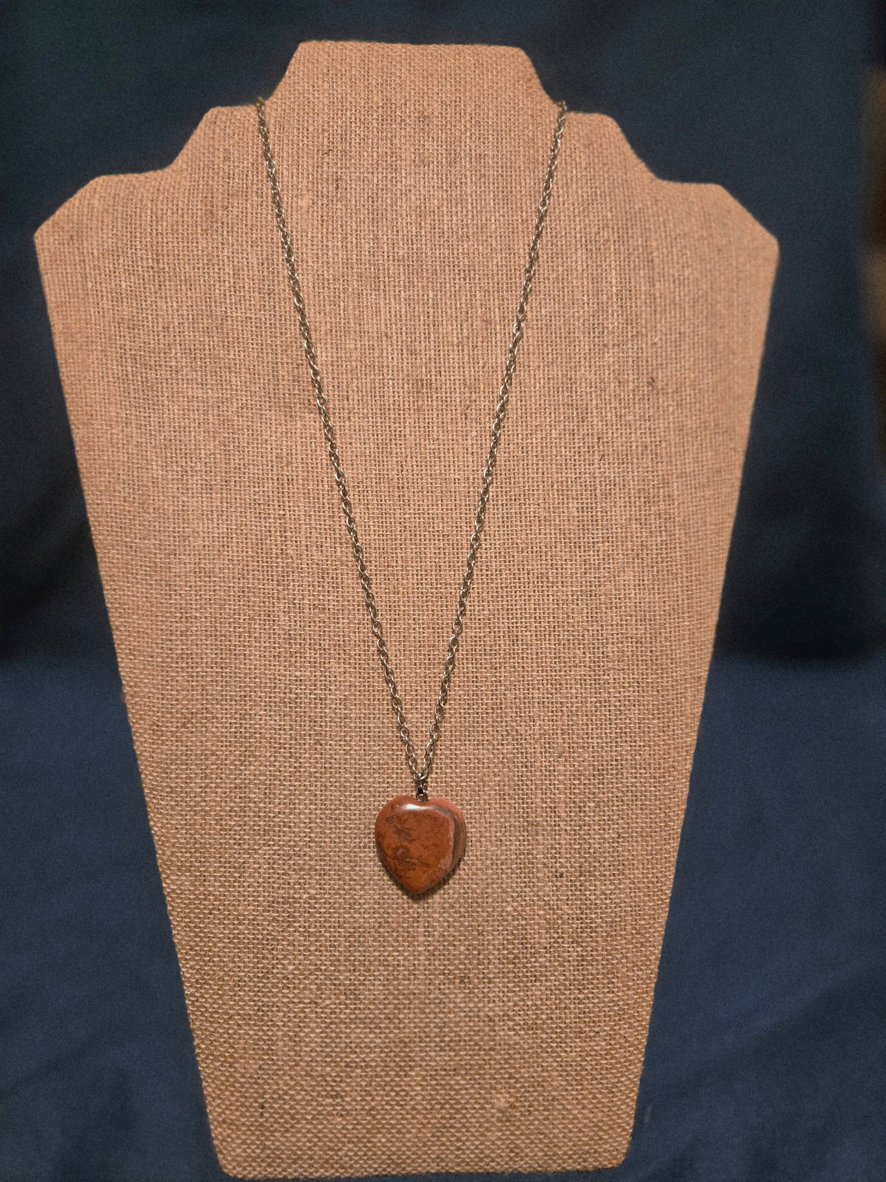 Mahogany obsidian necklace