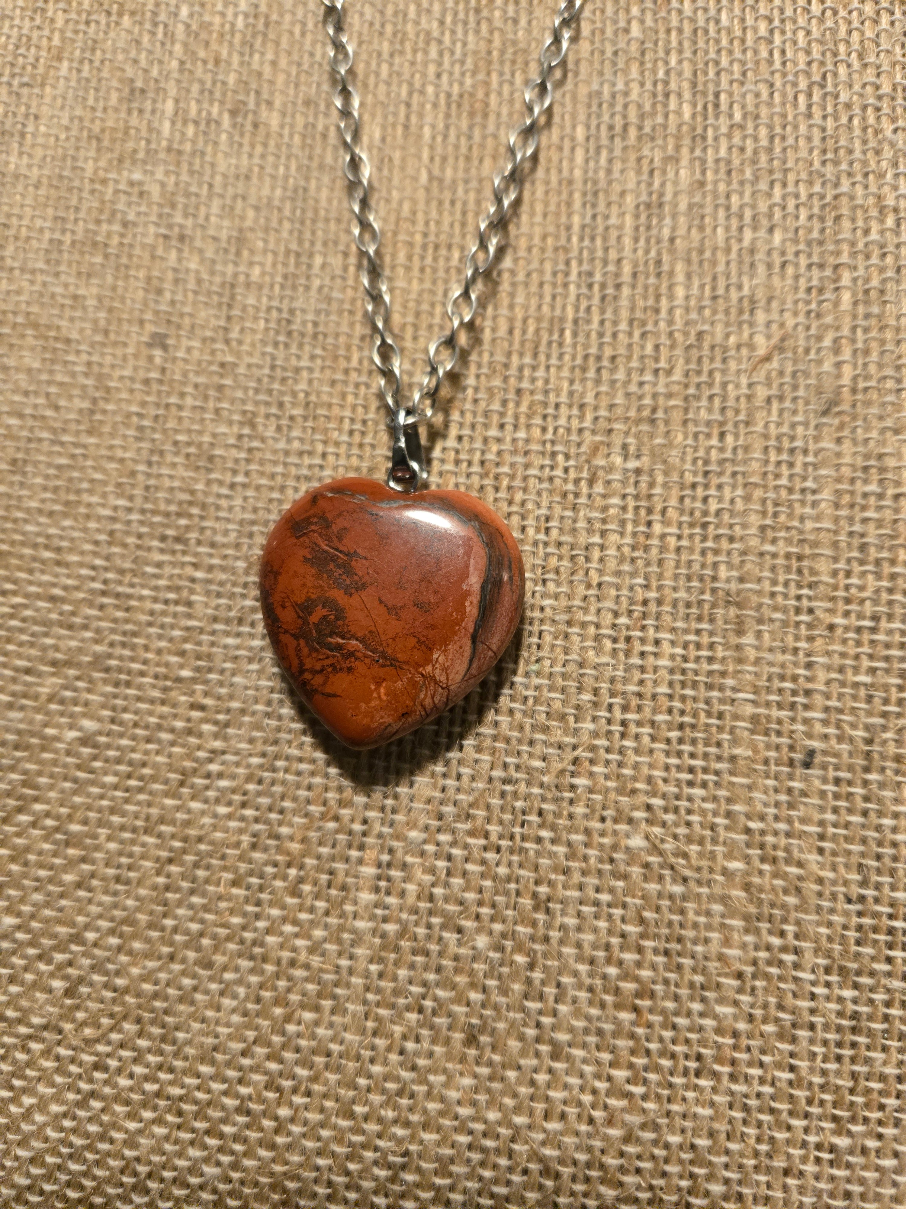 Mahogany obsidian necklace